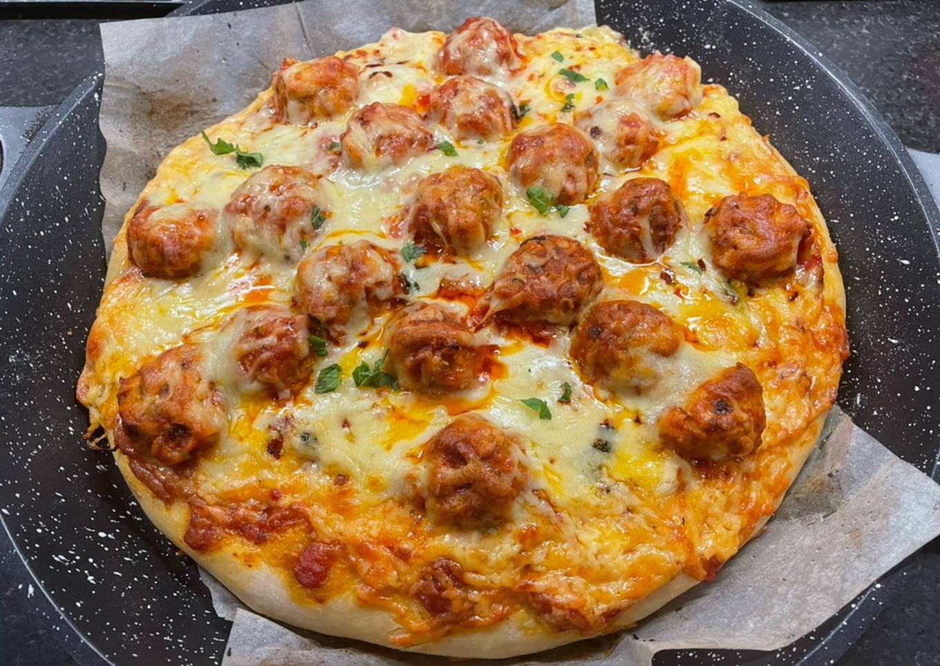 dominos meatball pizza