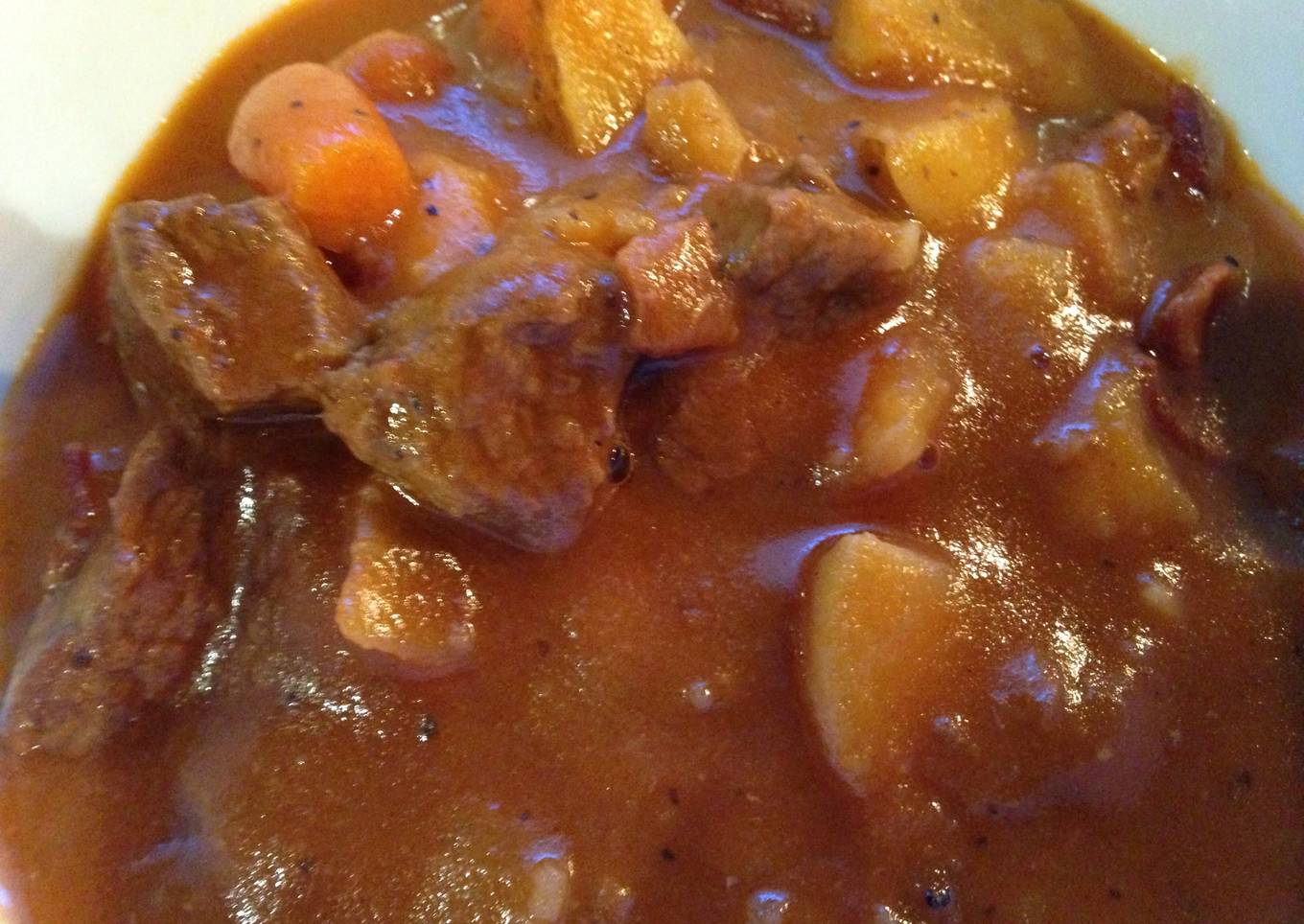 warm up beef stew