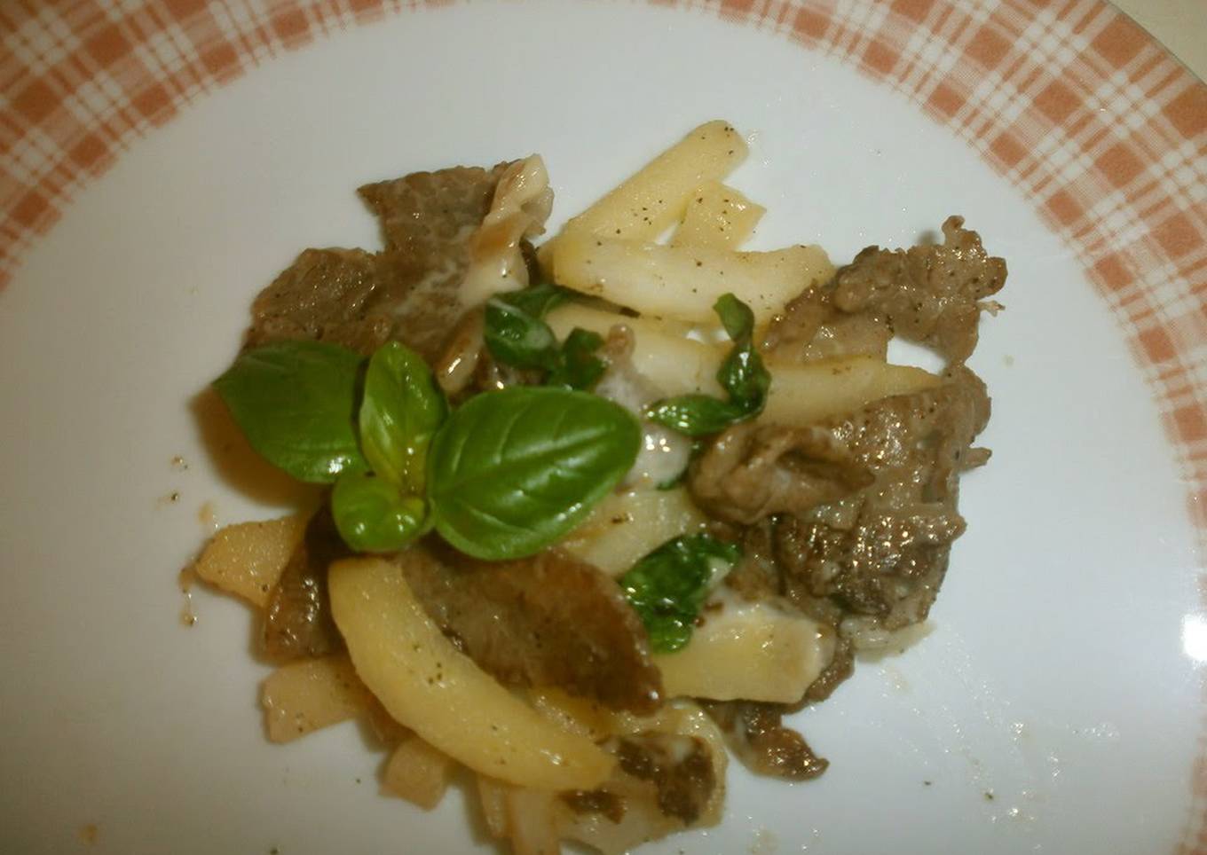 beef and apple stir fry
