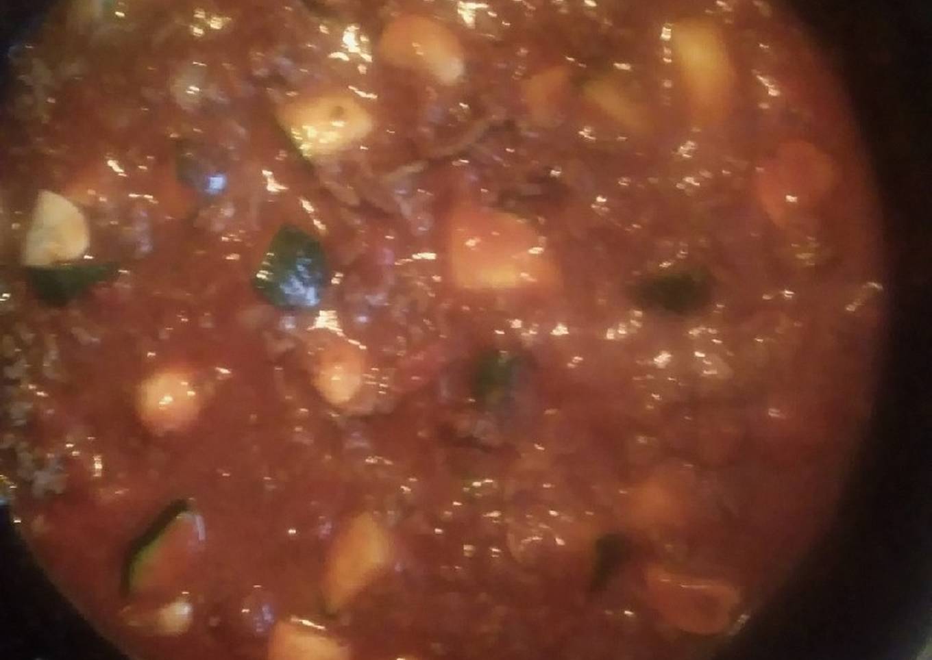 beef mincemeat courgettes and mushrooms bolognaise sauce