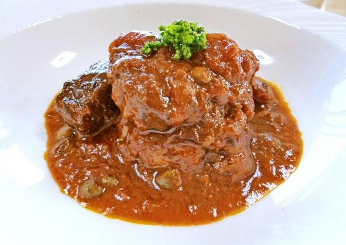 beef shank stew with the magic of capers