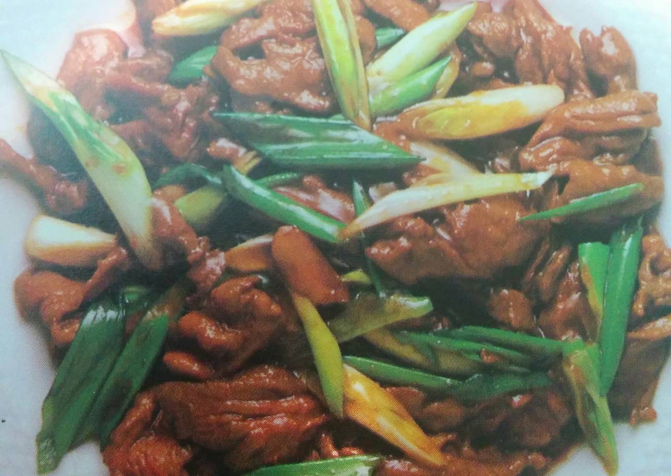cantonese stir fried beef in oyster sauce