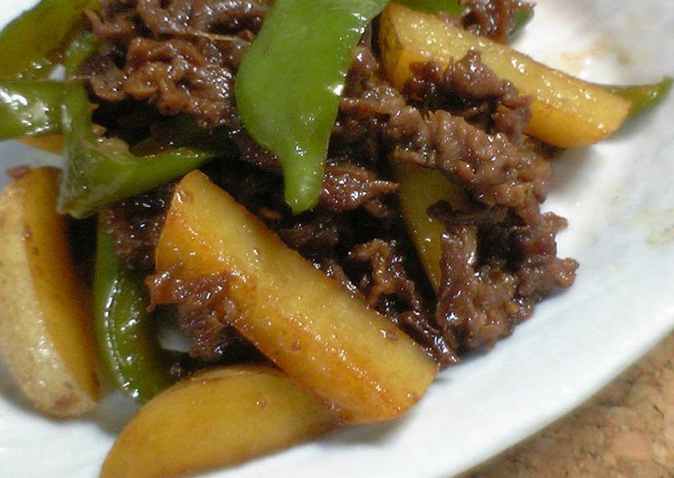 easy salty sweet simmered beef