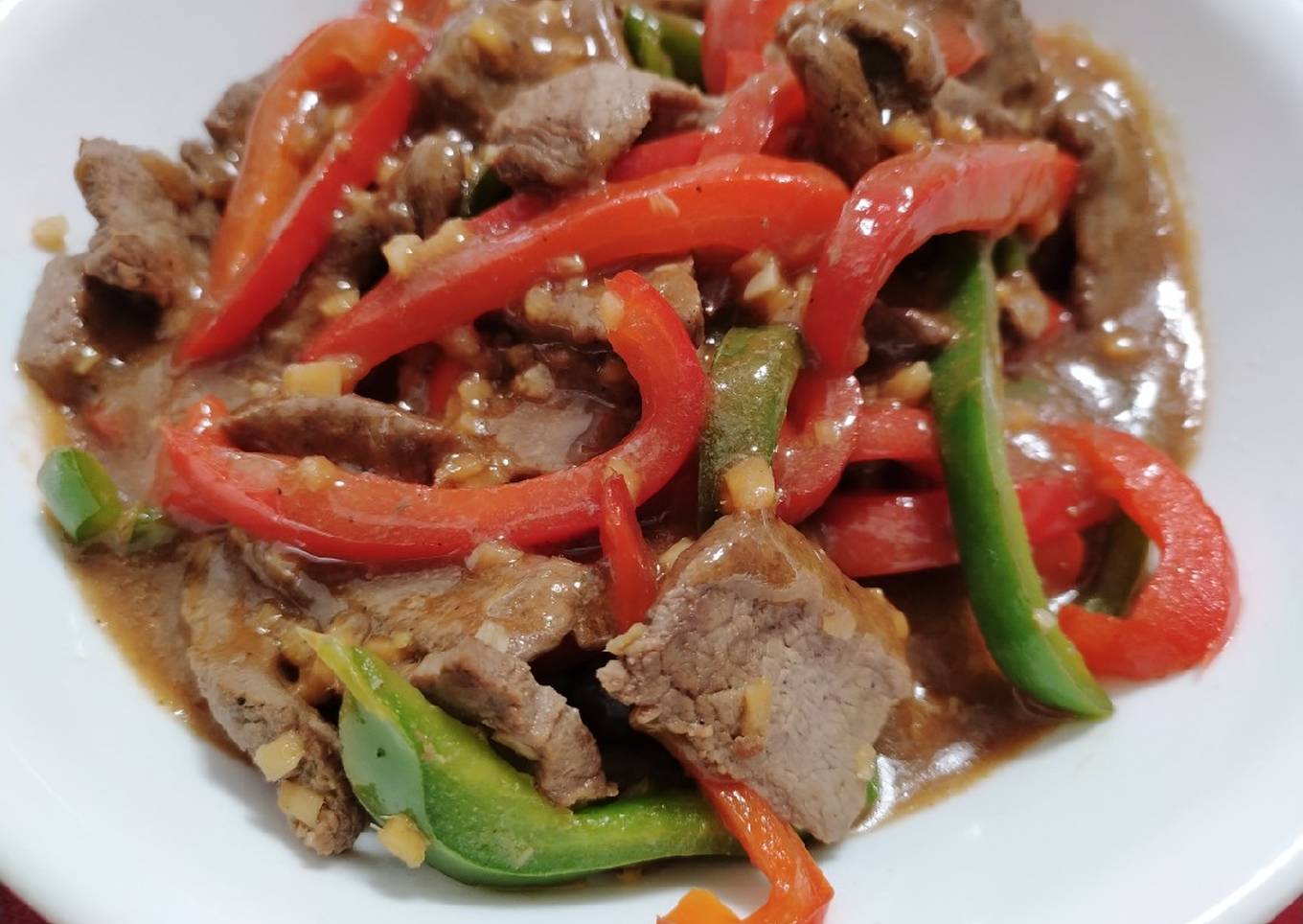 beef and peppers