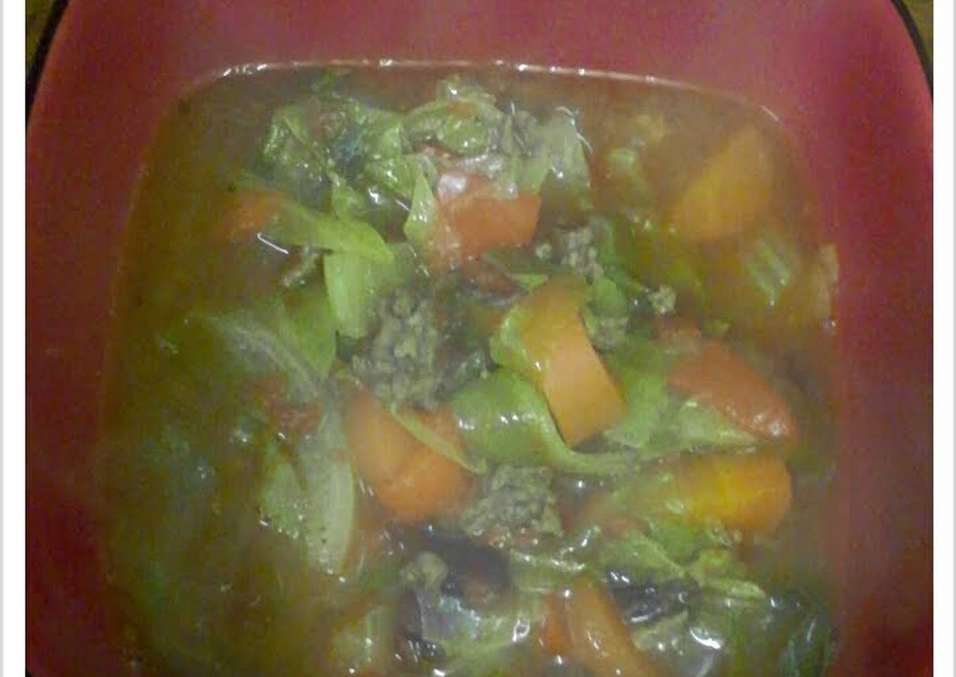 easy beef vegetable soup
