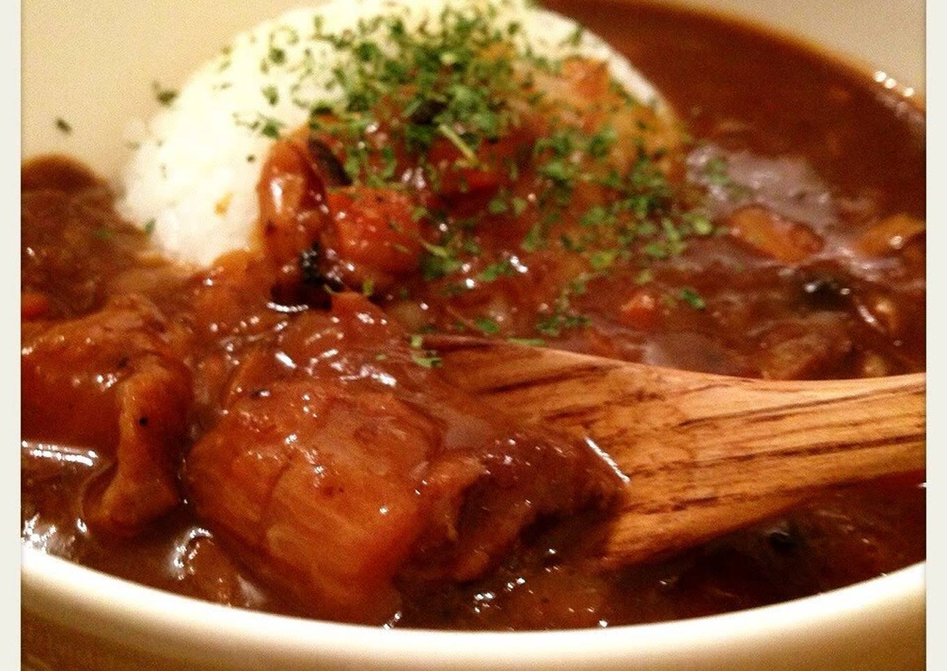 melt in your mouth beef tendon curry