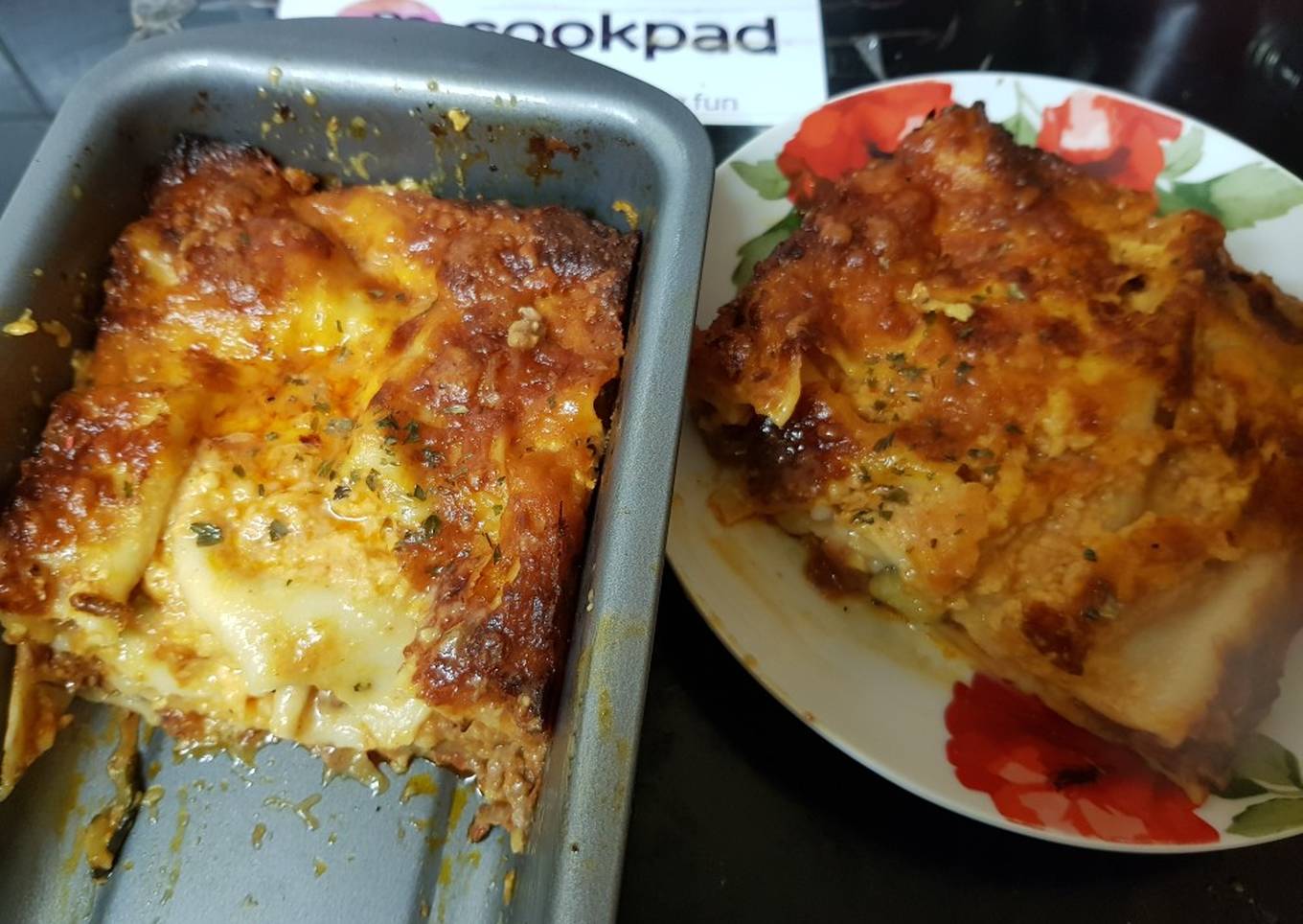 my other way of cooking lasagne with a nice crispy top