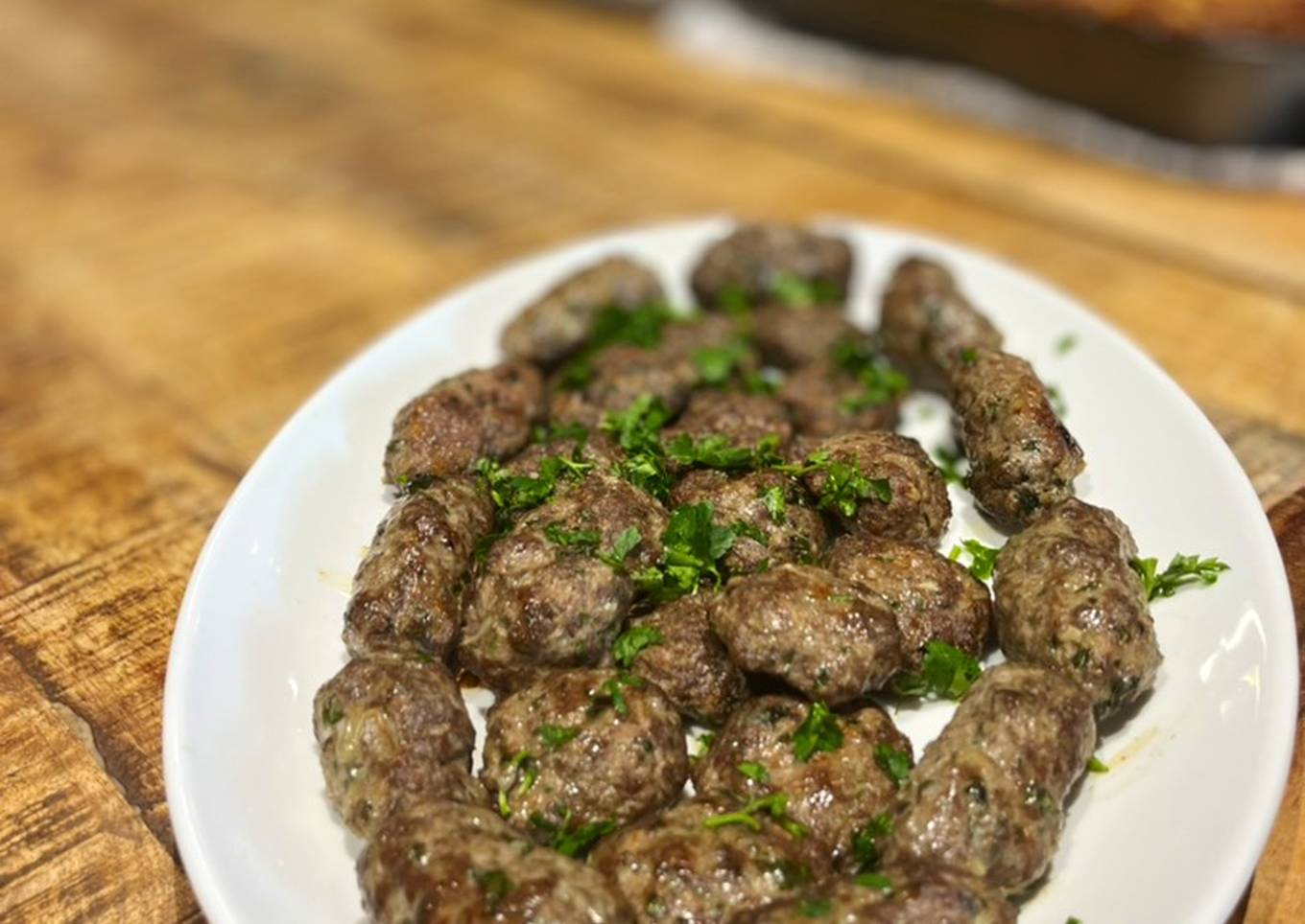 Kafta balls – Lebanese style meatballs