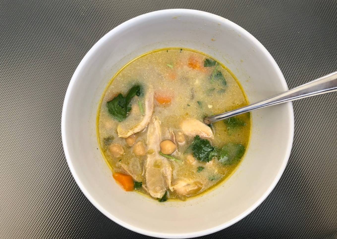 easy tasty algerian white chicken soup chorba bayda baidha