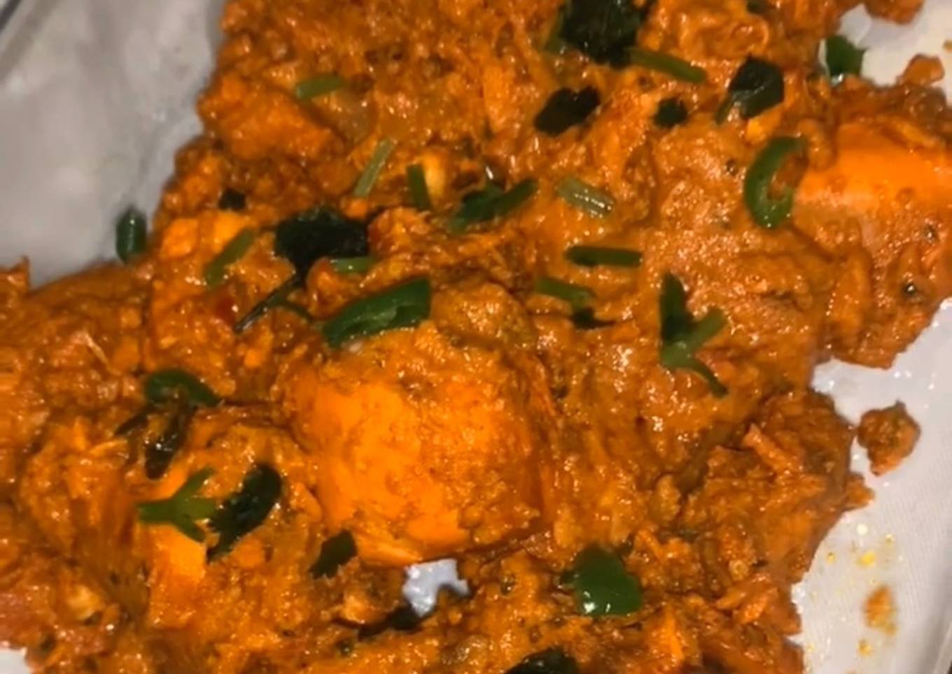 Tandoori Chicken Karahi