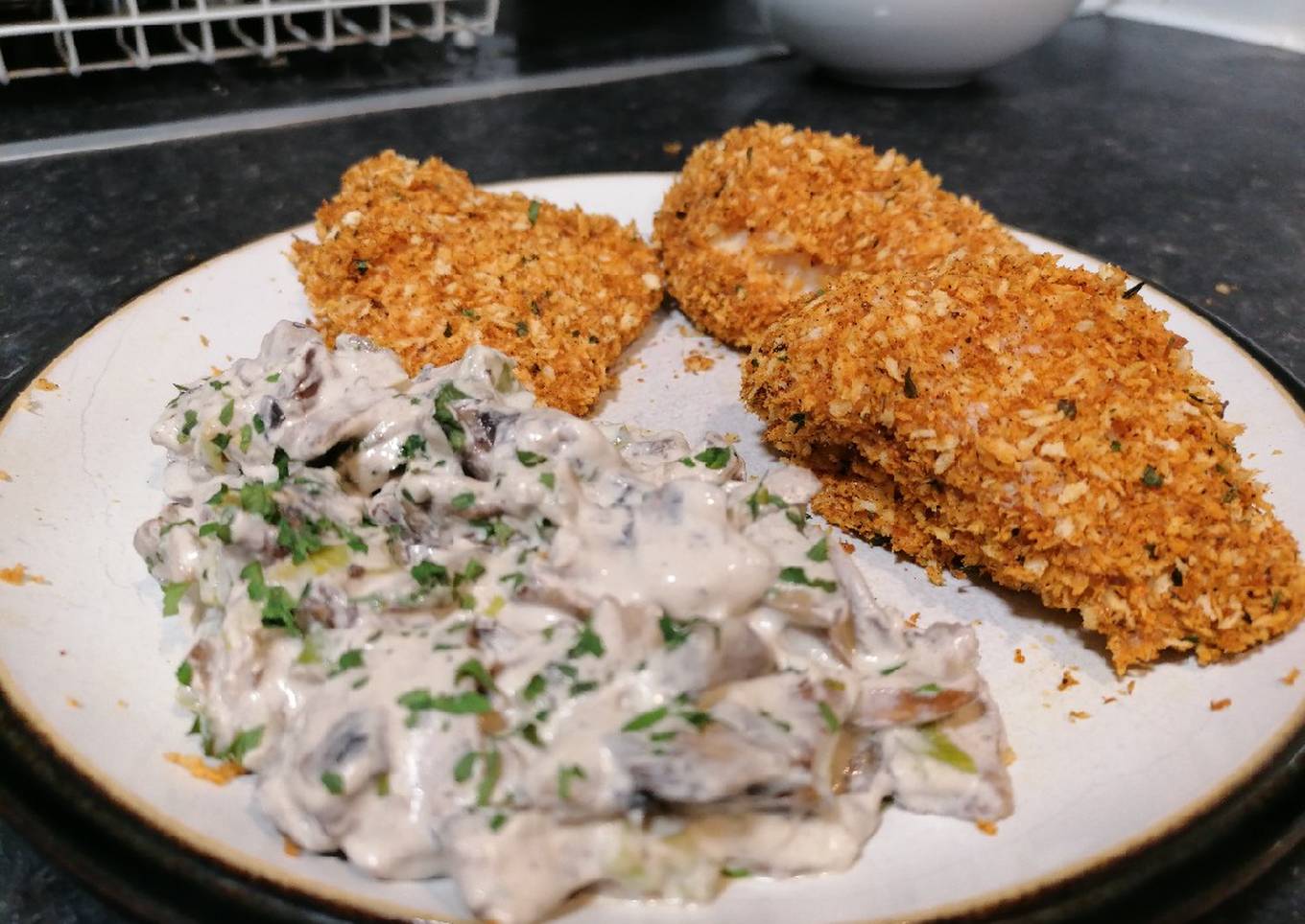 Sour cream chicken dippers