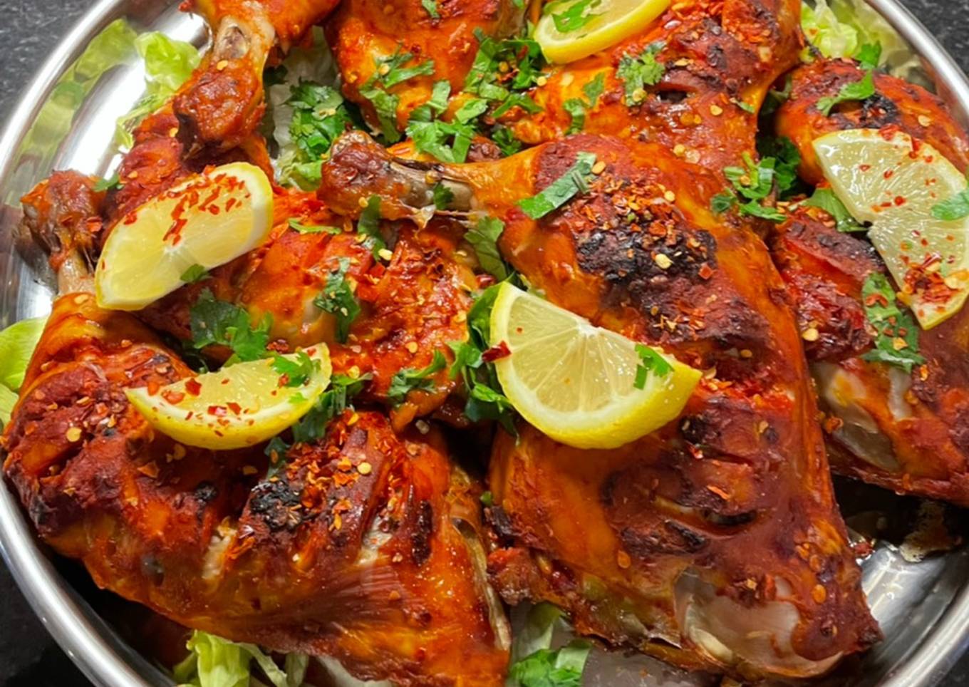 lahori chicken charga baked in oven