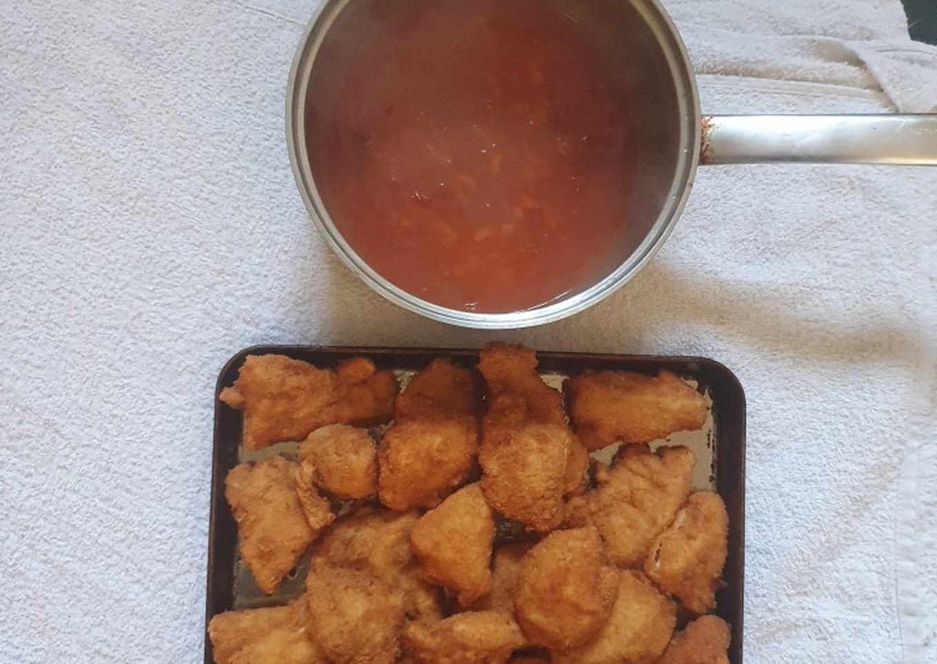Sweet and Sour Chicken Goujon’s