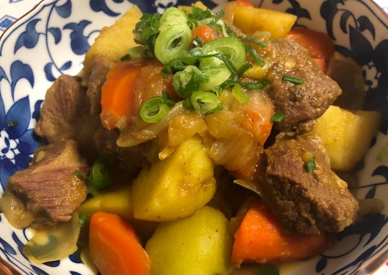 Japanese Beef Potato with Curry Powder