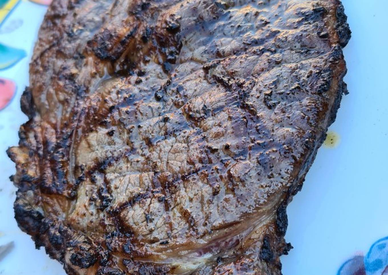 Charcoal Afterburner Mayo-Seared Steak (Requires BBQ Chimney)
