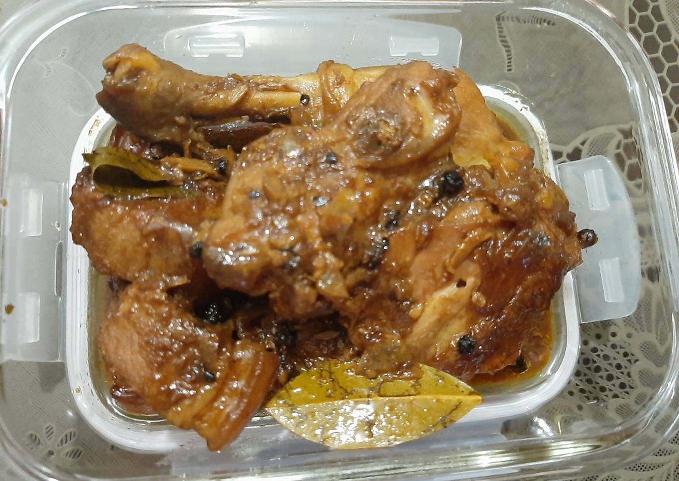 chicken and pork adobo